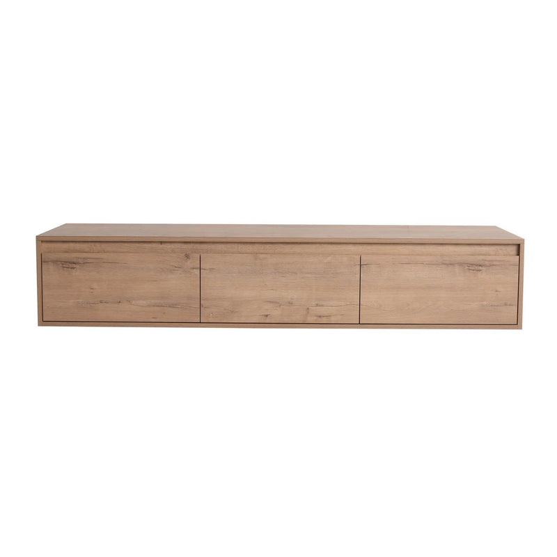 Modern Minimalist Bathroom Cabinet With Soft Close Drawers And Floating Mounting Design by HouseOfZazla