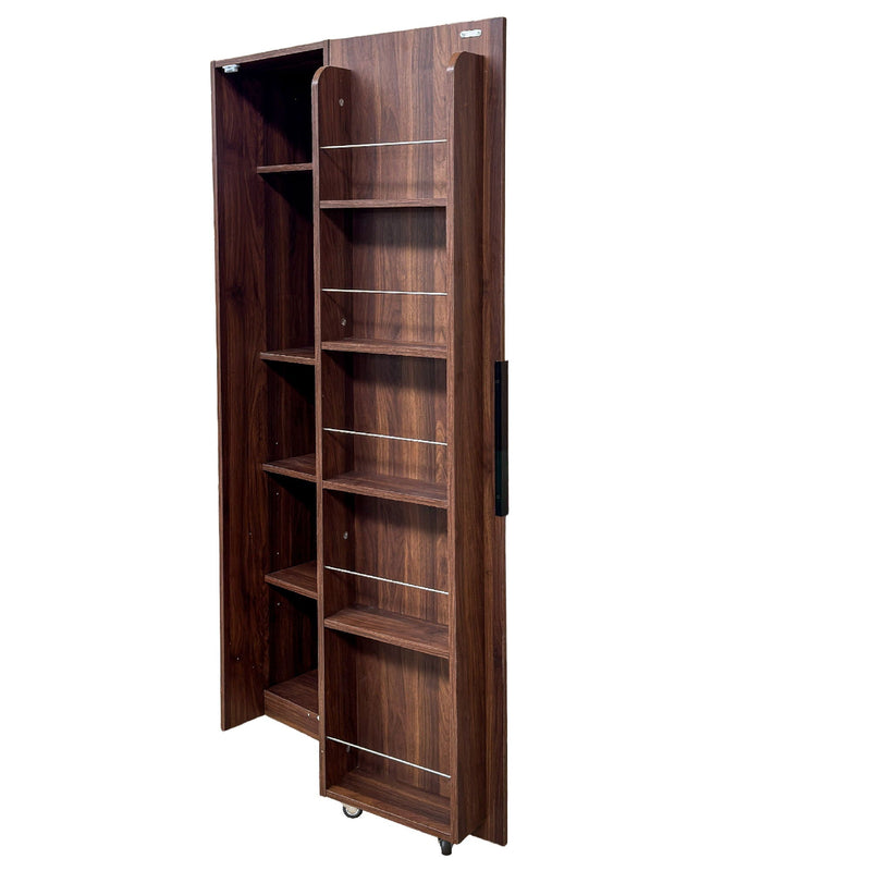 Freestanding Buffet Cupboards Sideboard With Doors & Shelves, Kitchen Pantry Storage Cabinet - Walnut by HouseOfZazla
