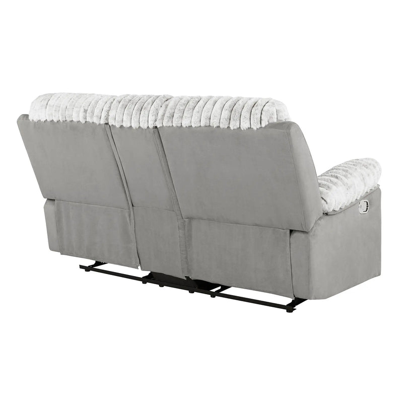 Bruni - Console Reclining Loveseat With Manual Recline by Unique Piece Furniture