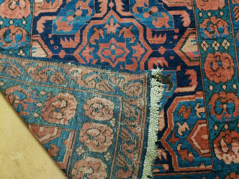 3'10" X 10' Antique Caucasian Seychor Rug Hand Made Wool Carpet Organic Dye Nice by Jewel Rugs