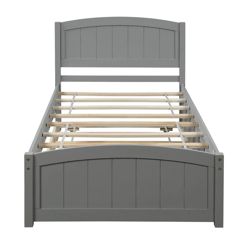 Platform Bed & Headboard, Footboard And Wood Slat Support by Unique Piece Furniture