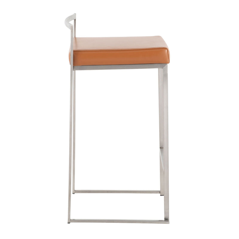 Fuji - Contemporary Elegant Stackable Counter Stool Set by HouseOfZazla