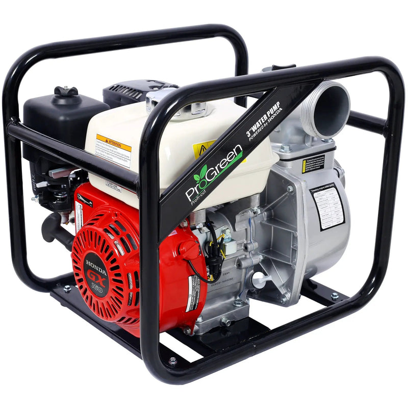 Honda - Gx160 Engine Water Pump 3" 264Gpm With 3In Npt Coupler - Black / Red by HouseOfZazla
