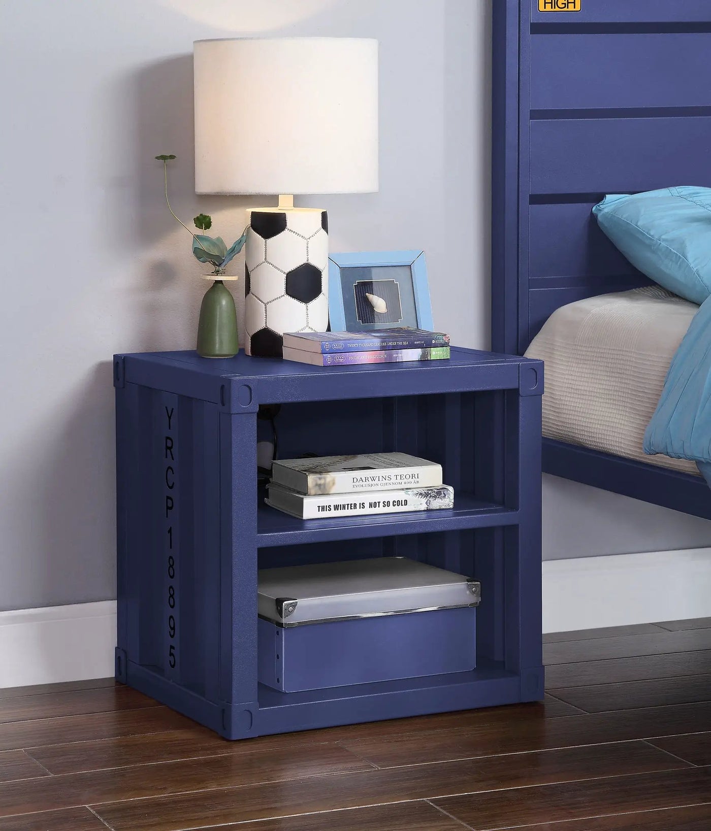 Cargo Nightstand With USB by HouseOfZazla