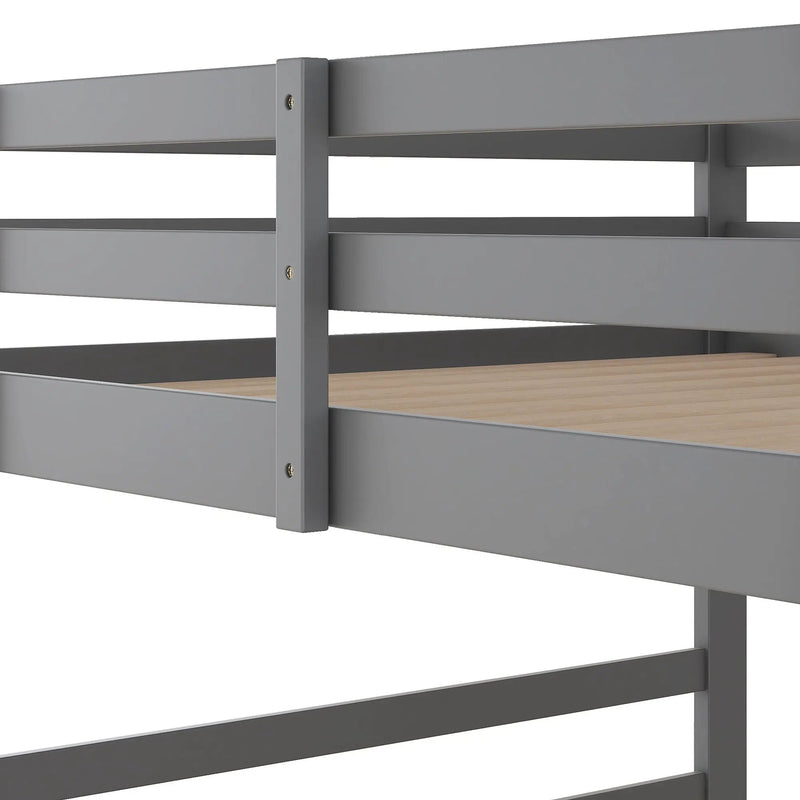 Solid Construction, Bunk Bed With Ladder by Unique Piece Furniture