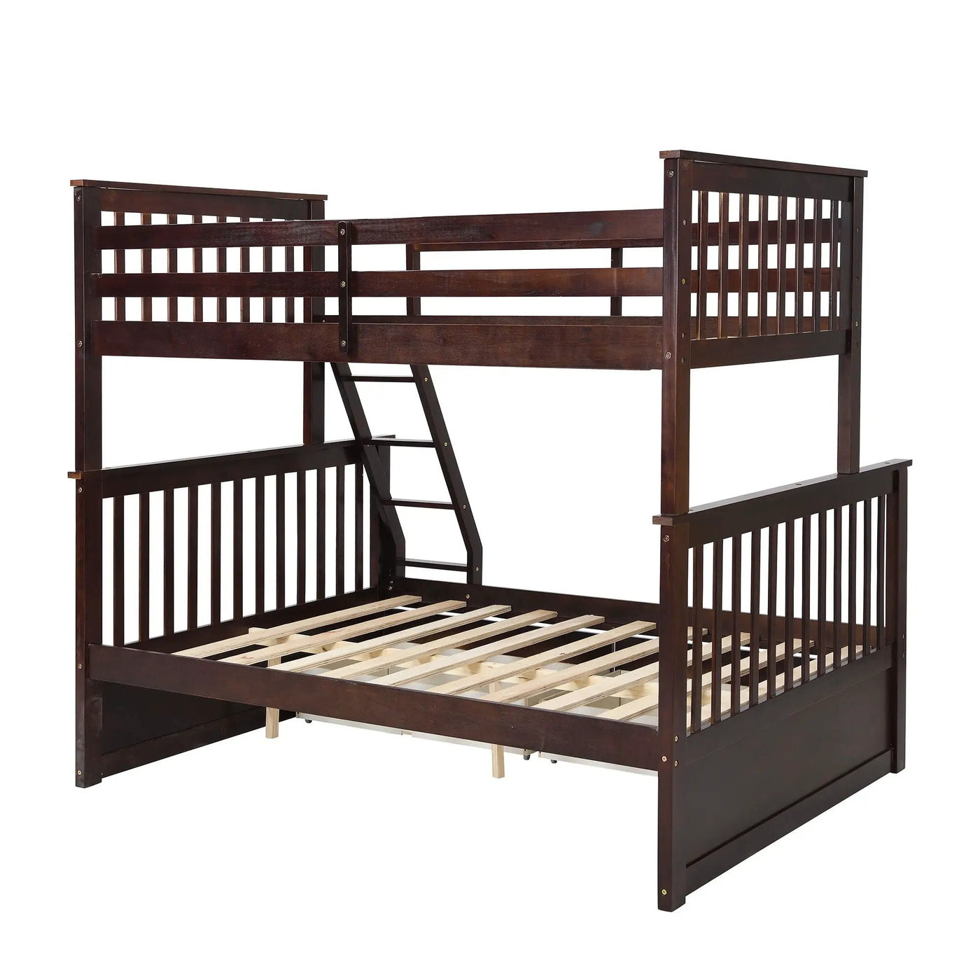 Bunk Bed With Ladder, And Safety Guard Rails by Unique Piece Furniture