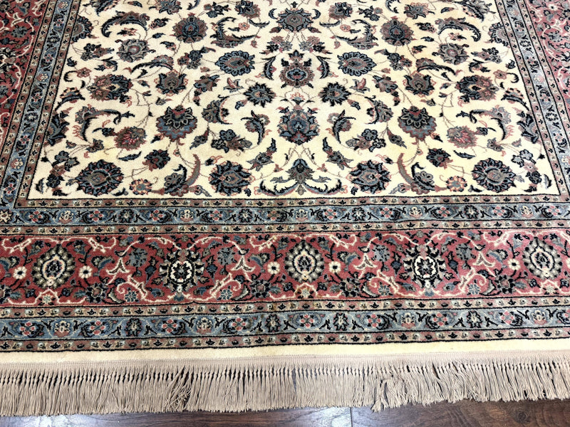 Karastan Rug 8.8 x 12, Ivory Rose Kashan #768, Wool Pile Karastan Carpet, Original 700 Series, Rare, Discontinued, Vintage by Jewel Rugs