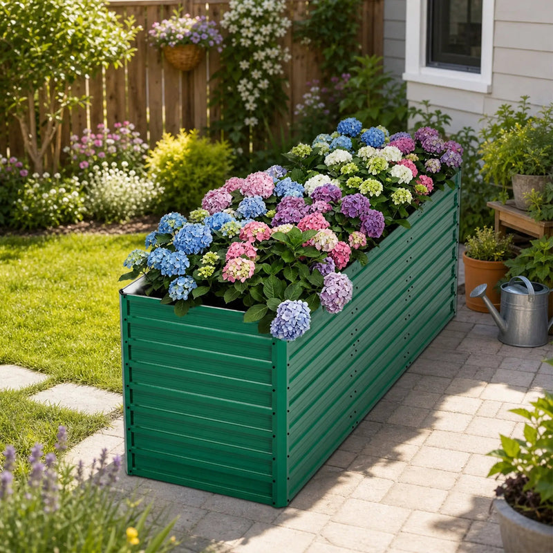 93.7" x 31.5" x 32.3" Raised Garden Bed Kit by HouseOfZazla