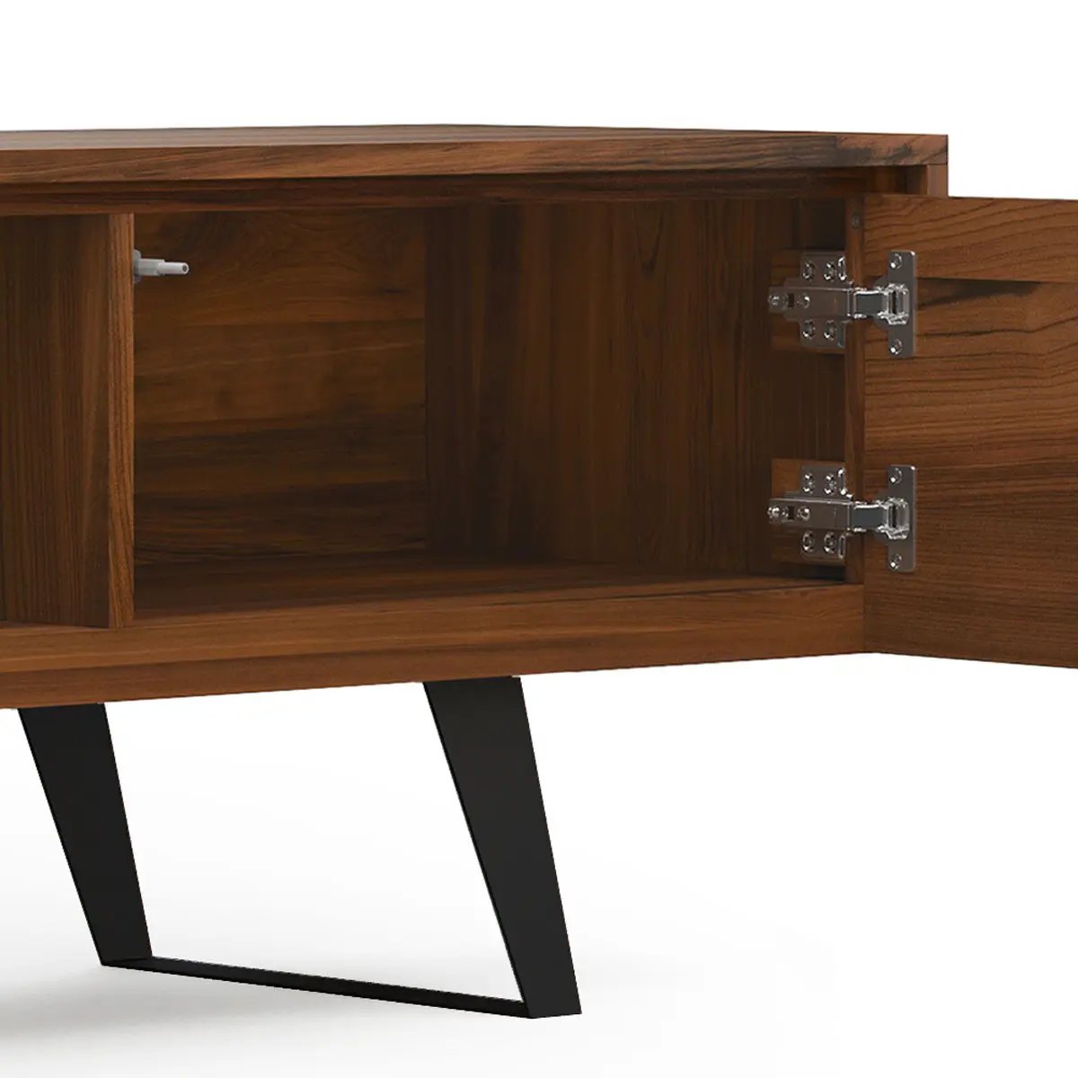 Lowry - Handcrafted TV Media Stand - Walnut by HouseOfZazla