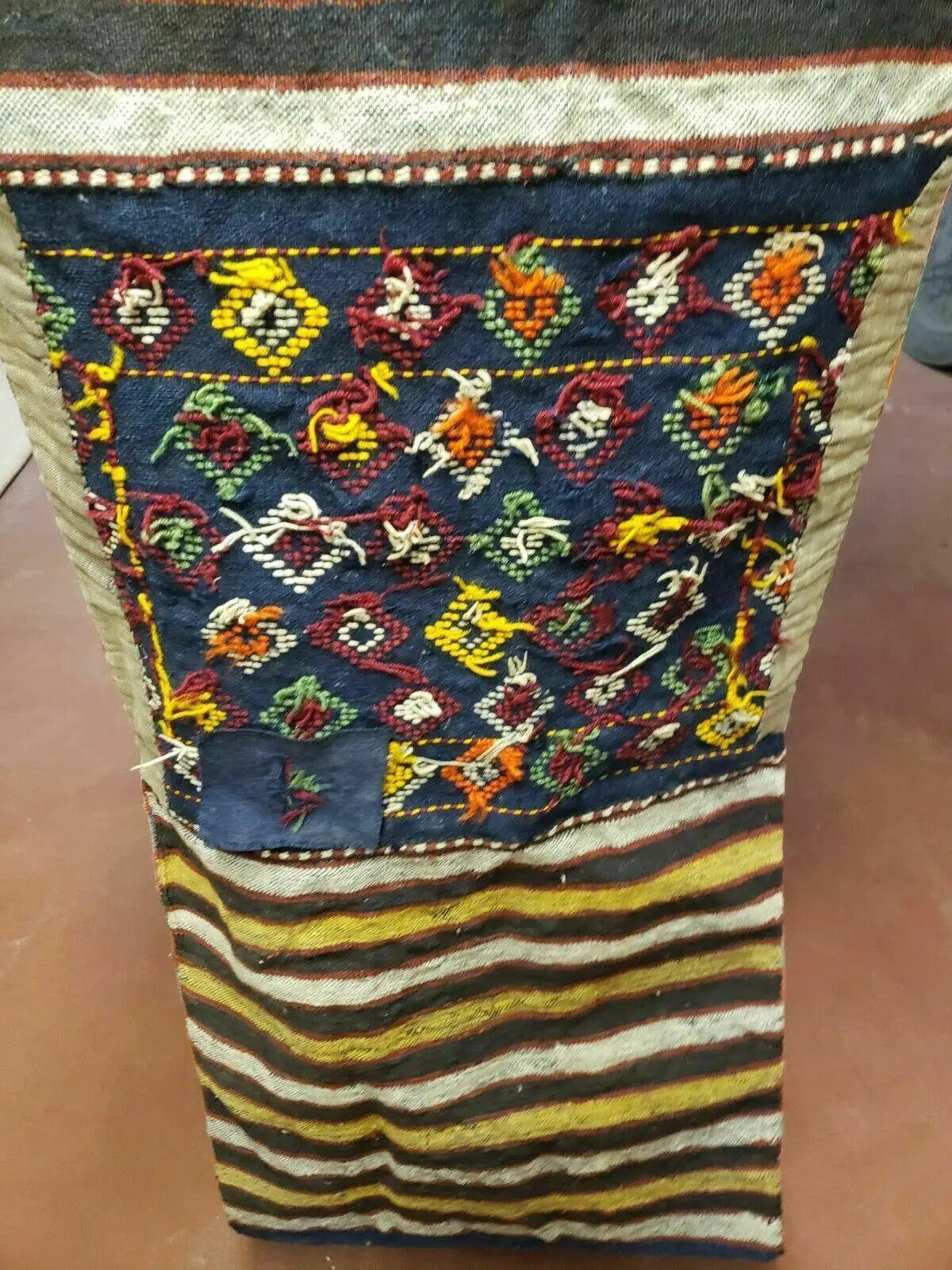 2' X 4' Handmade Turkish Tribal Kilim Wool Rug Double Saddle Bag Khorjin Nice by Jewel Rugs