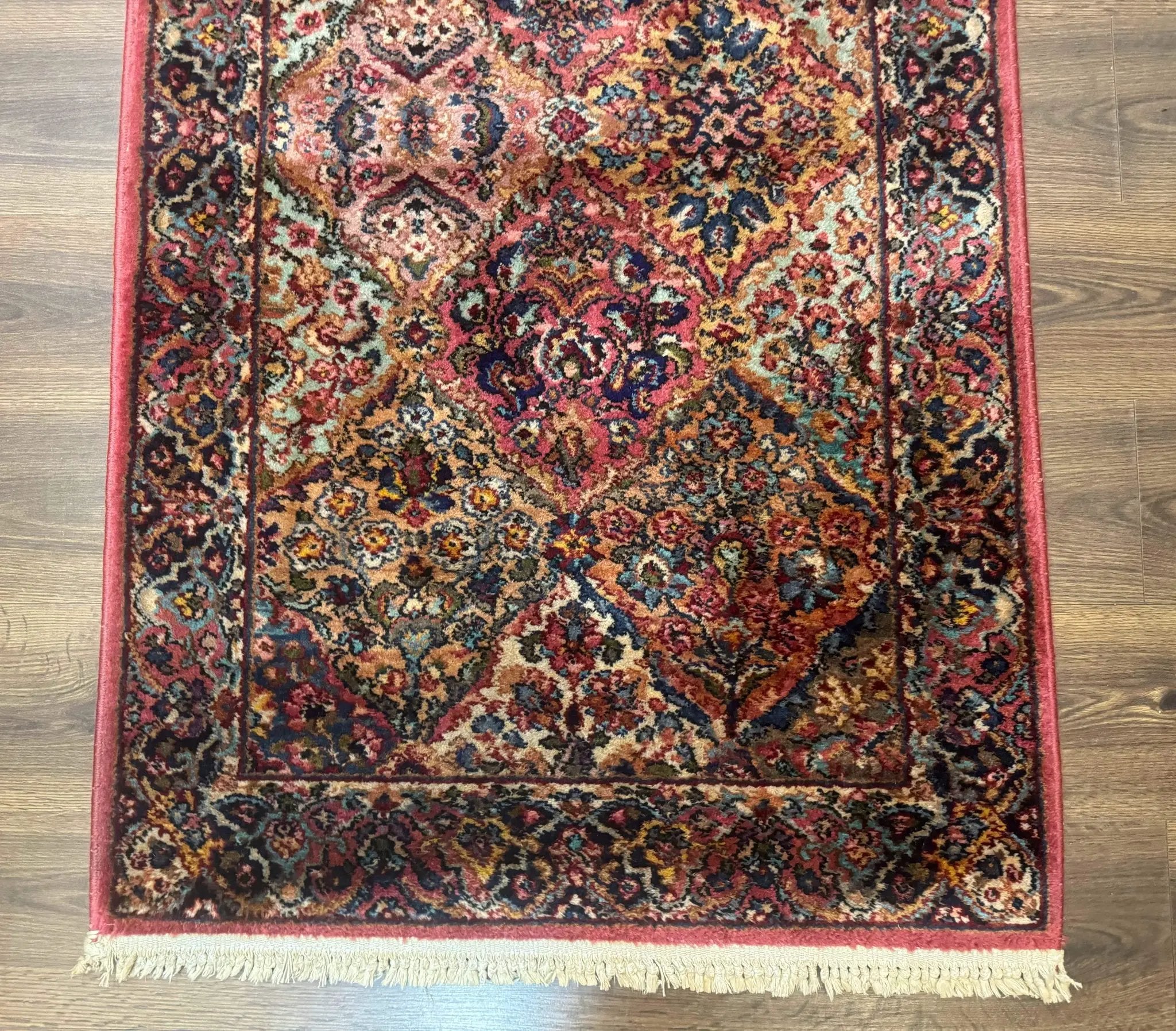 3x5 Karastan Multicolor Panel Kirman Rug #717, Wool Original 700 Series by Jewel Rugs
