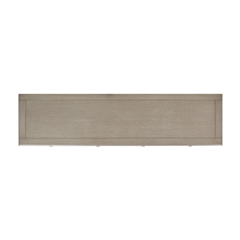 Dauphin - TV Stand Storage Display Console Table - Gray Cashmere by HouseOfZazla
