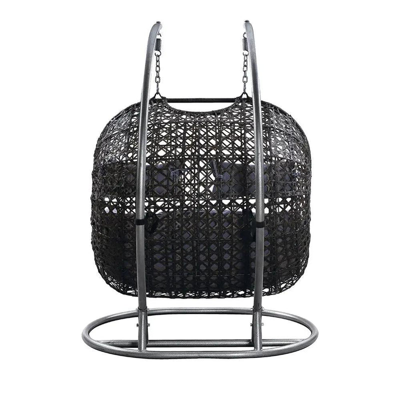 Vasant - 52" Hanging Chair - Fabric & Wicker by Unique Piece Furniture