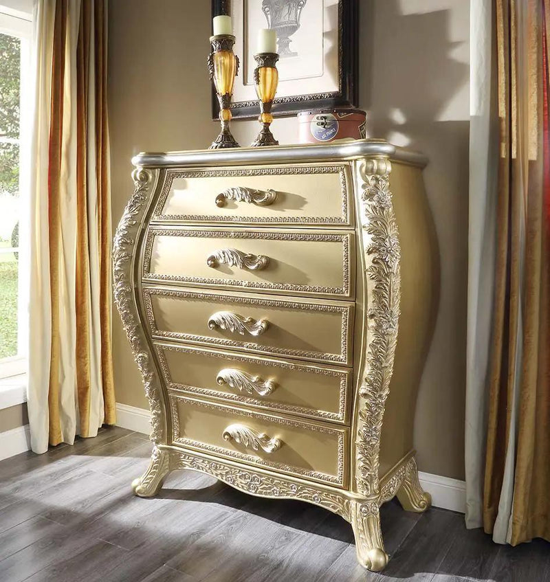 Cabriole - Chest - Gold by Unique Piece Furniture