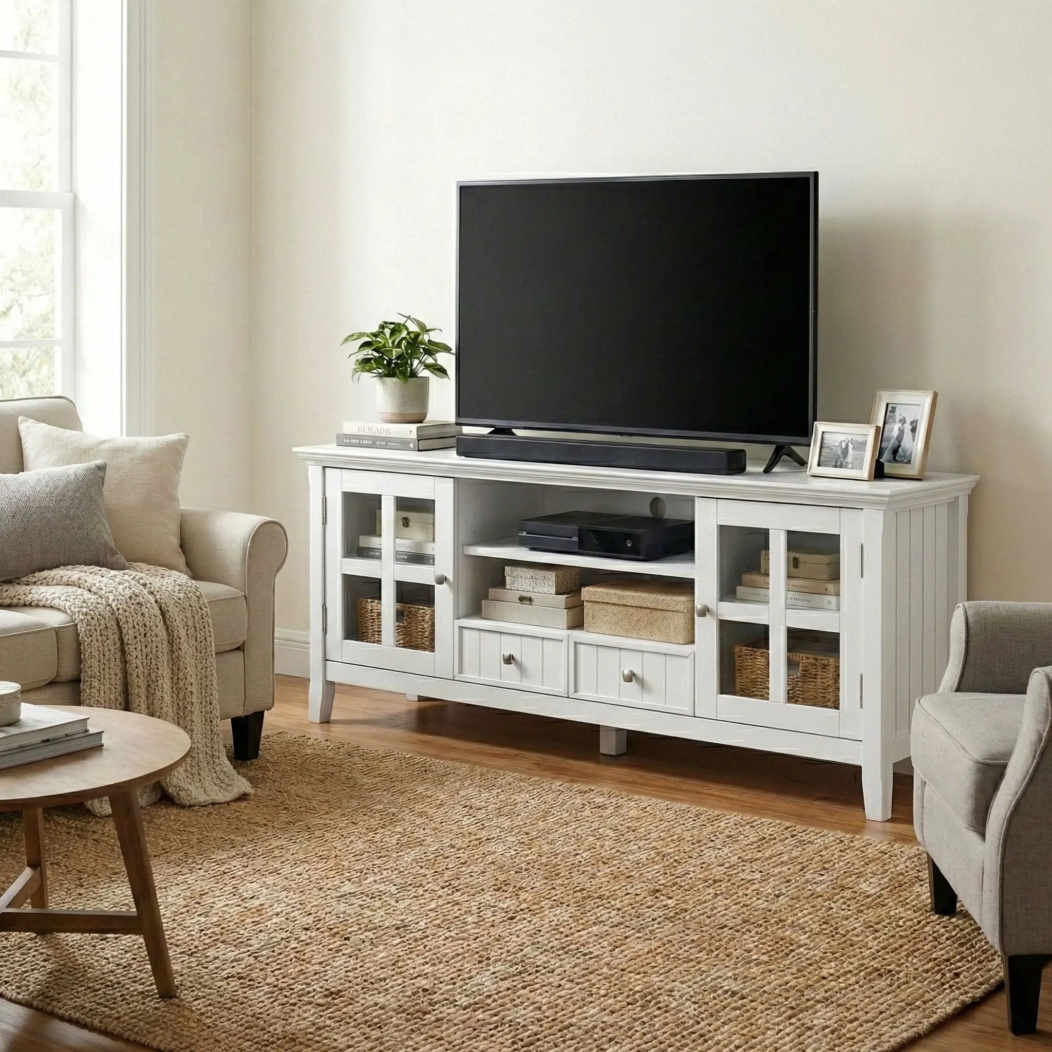 Acadian - TV Media Stand by Unique Piece Furniture