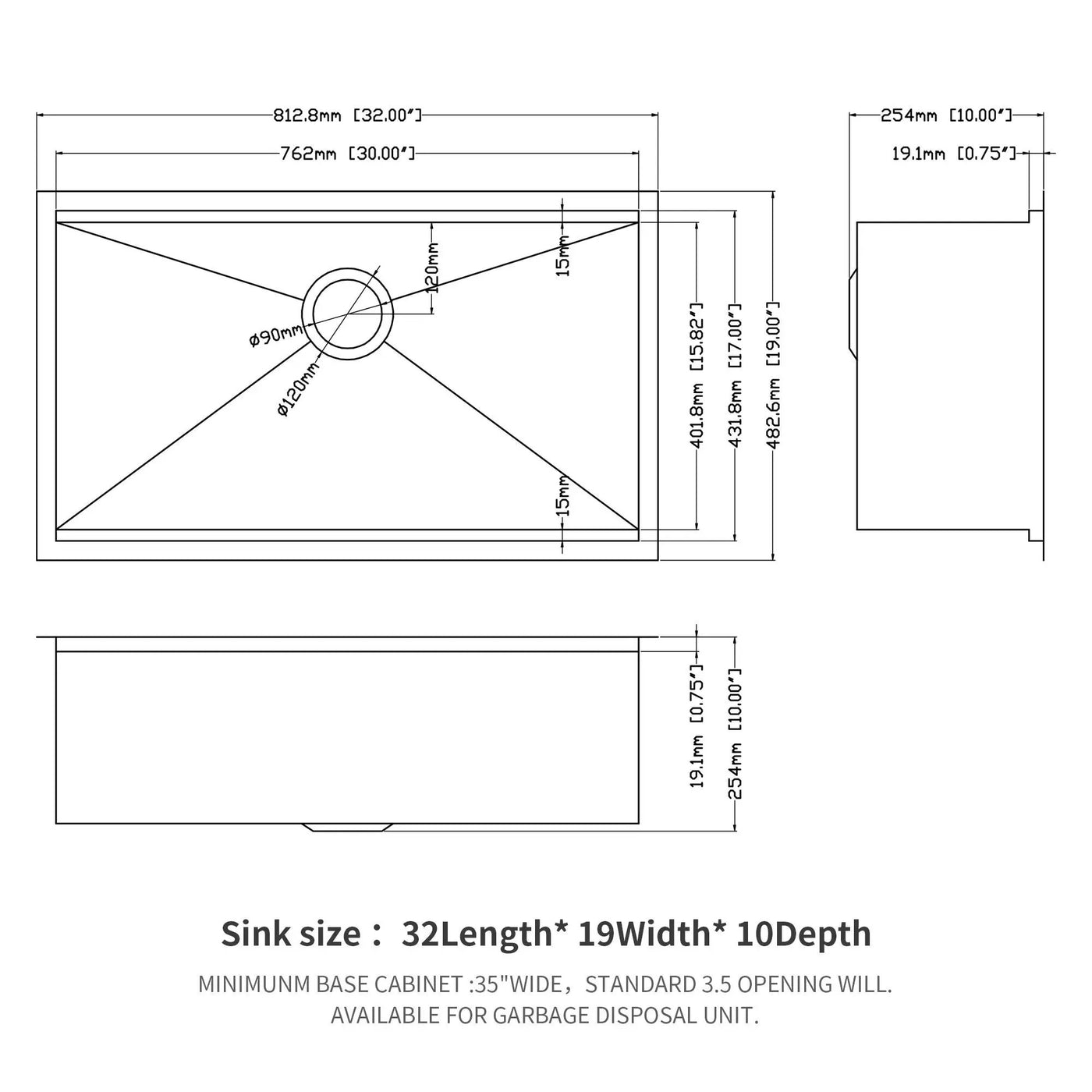 Single Bowl Undermount Workstation Kitchen Sink with Accessories by HouseOfZazla