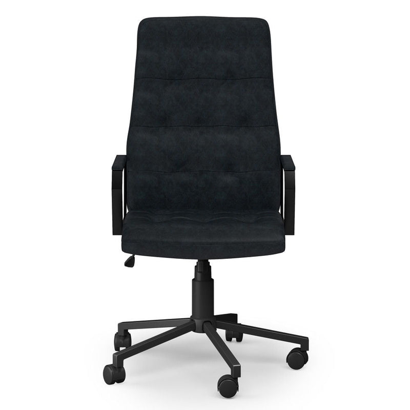 Foley - Swivel Office Chair - Distressed Blue by HouseOfZazla