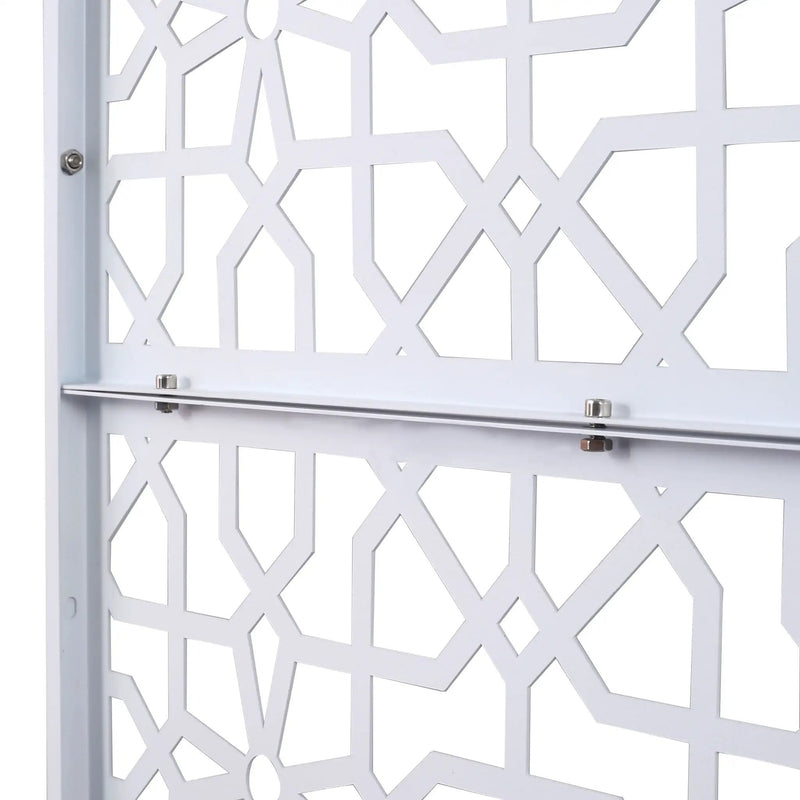Outdoor & Indoor Metal Freestanding Decorative Privacy Screen by HouseOfZazla
