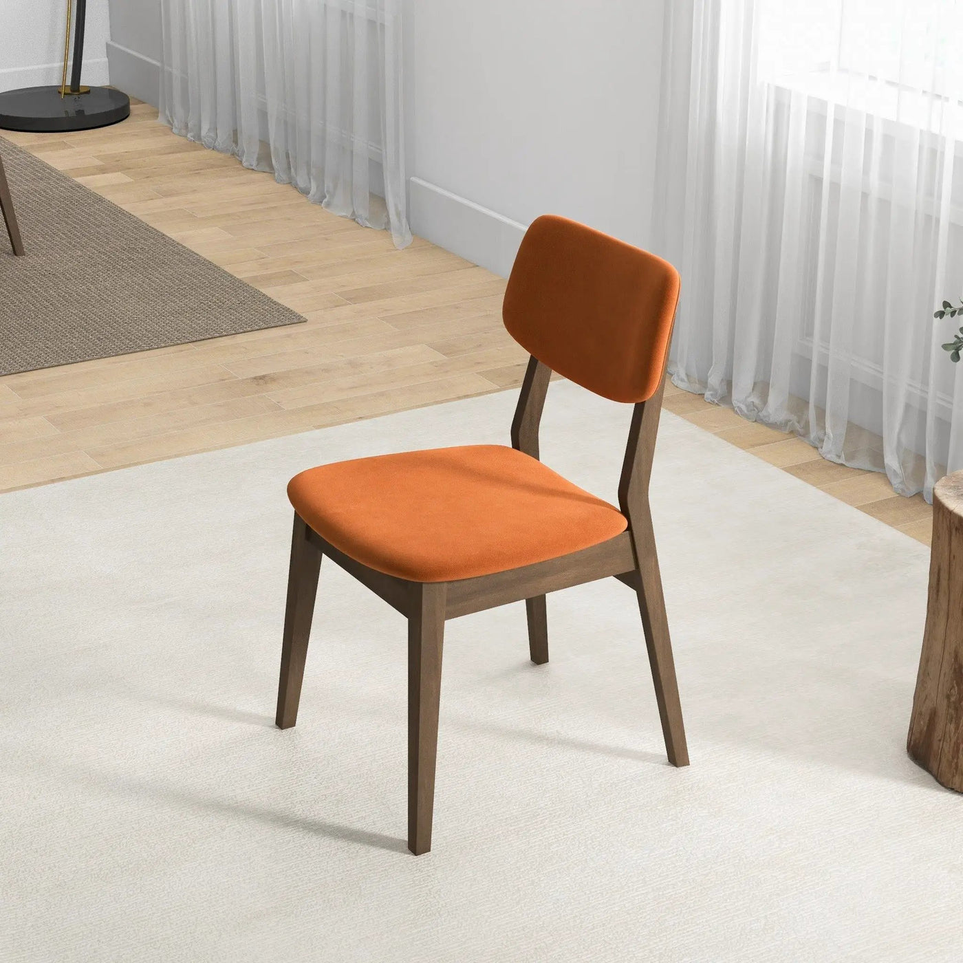 Carlos - Solid Back Side Chair (Set of 2) by HouseOfZazla