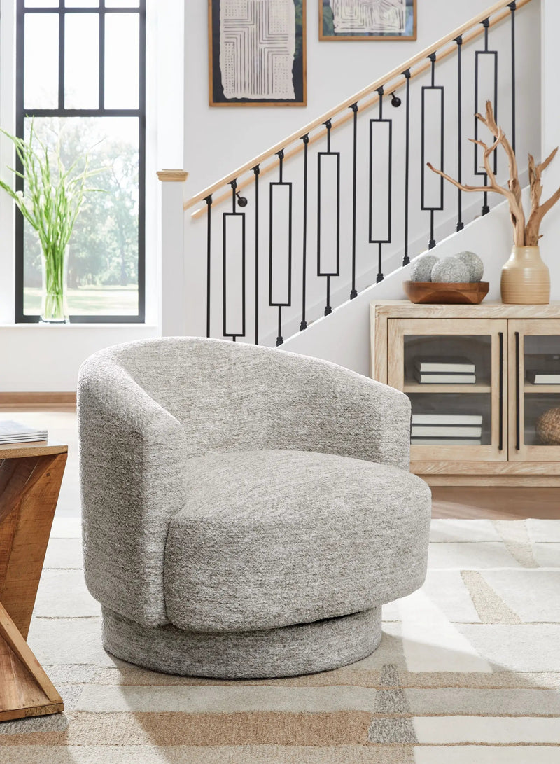 Wardsor - Swivel Chair - Stone by Unique Piece Furniture