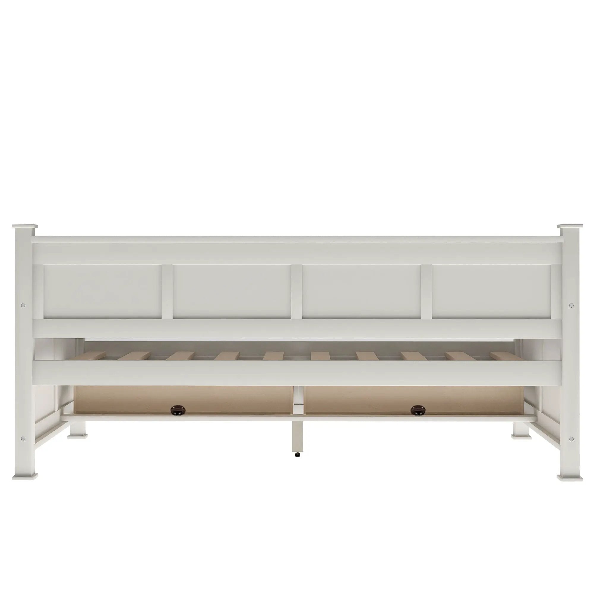 Modern Daybed With 2 Large Drawers, X Shaped Frame by HouseOfZazla