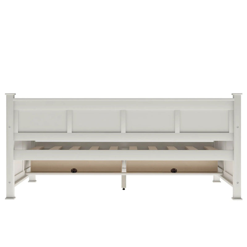 Modern Daybed With 2 Large Drawers, X Shaped Frame by HouseOfZazla