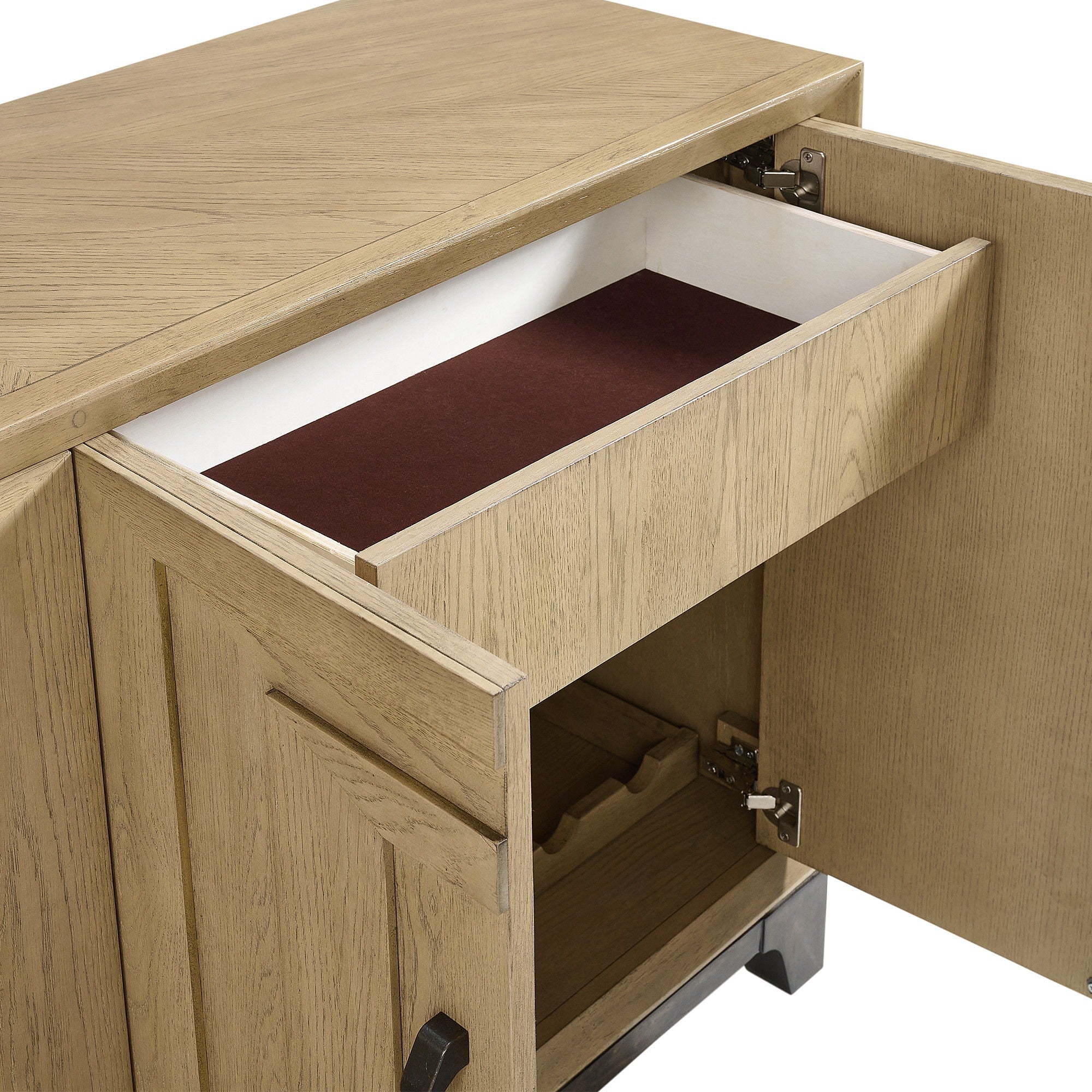 Sideboard With Ample Storage - Brown by HouseOfZazla