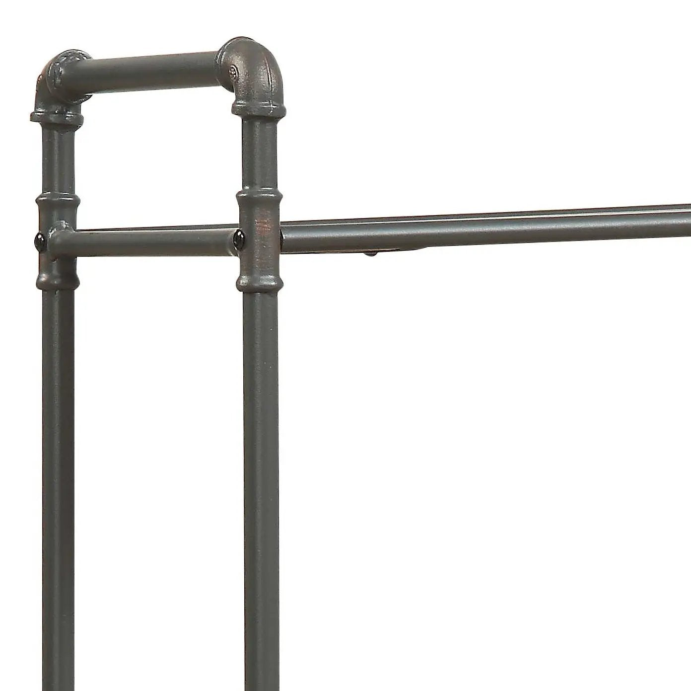 Itzel Antique Bookshelf - Gray / Oak by HouseOfZazla