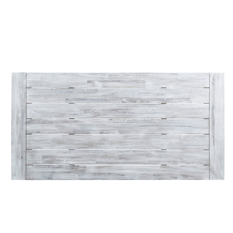 Outdoor Sandblast Finish Acacia Wood Dining Table
