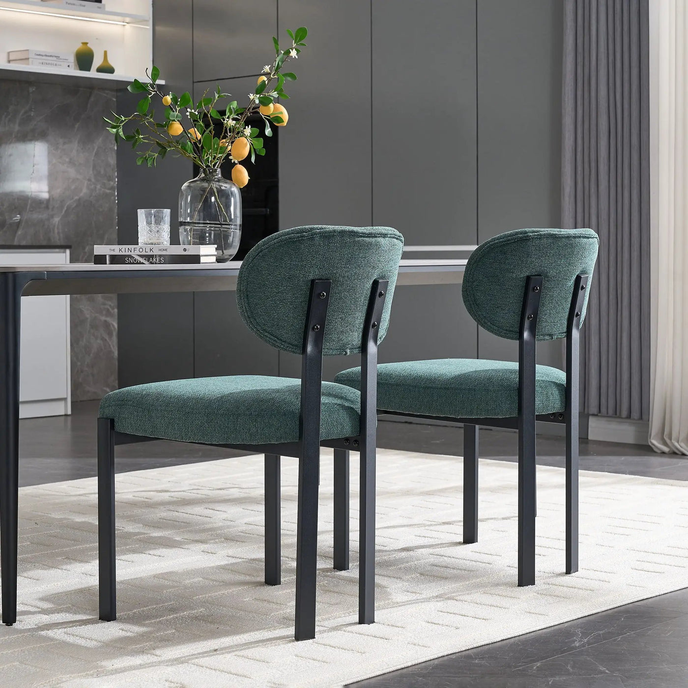 Dining Armless Chairs (Set of 2) by HouseOfZazla