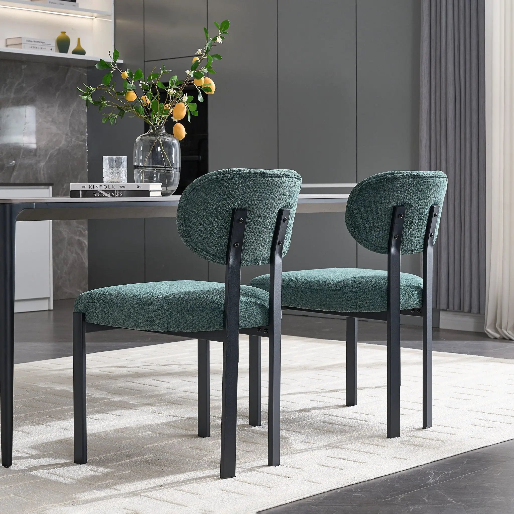 Dining Armless Chairs (Set of 2) by HouseOfZazla