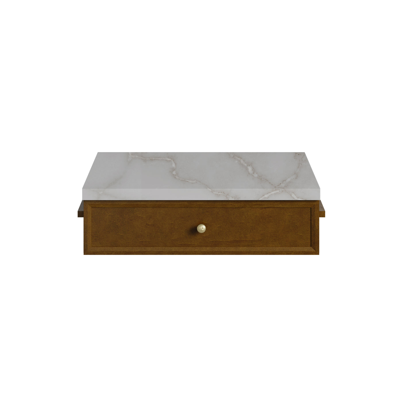 James Martin Bellshire 24" Drawer Unit, Honey Oak with Victorian Silver countertop