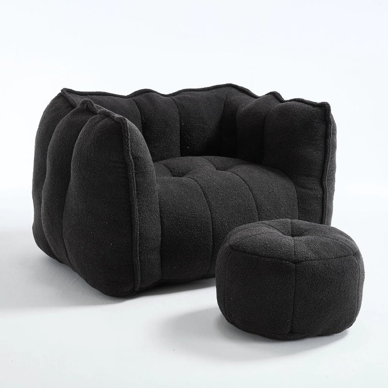 Soft Bean Bag Chair With High Resilient Foam by HouseOfZazla