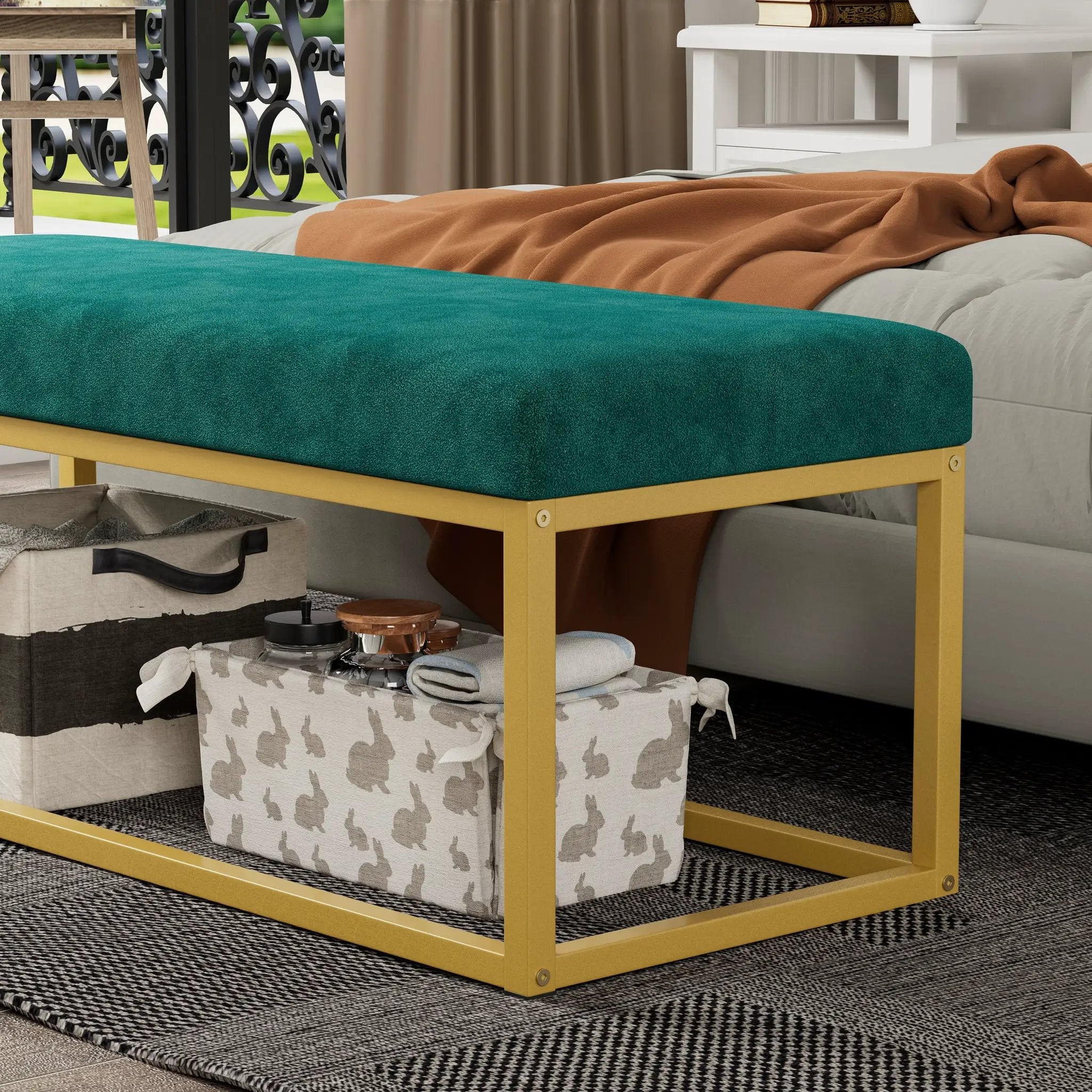 Storage Bench for Entryway by HouseOfZazla