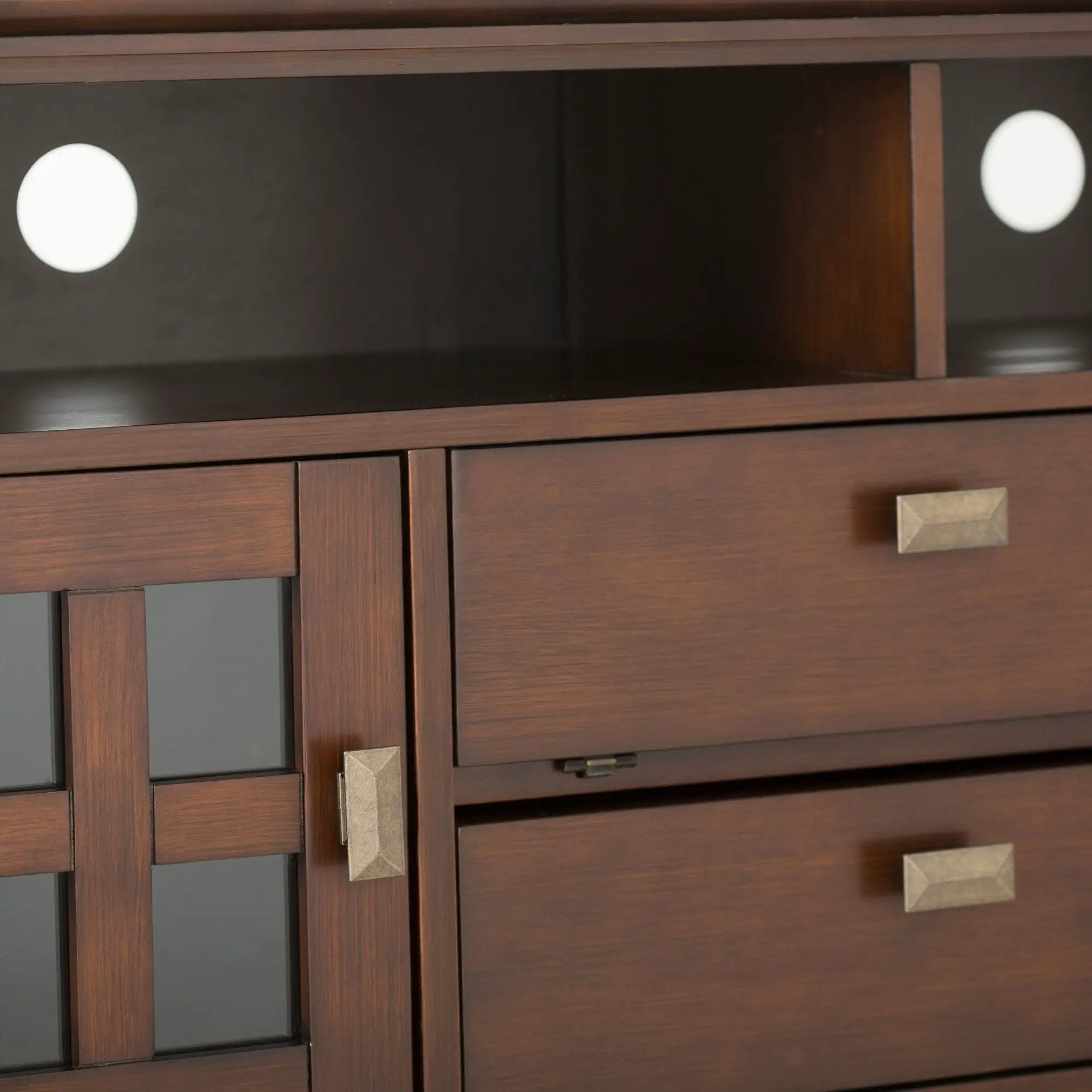 Artisan - TV Media Stand - Russet Brown by Unique Piece Furniture