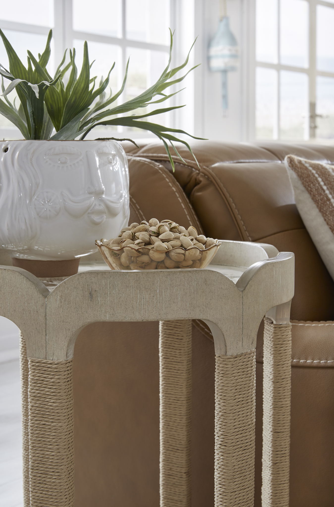 Sunset Cove - Drum Table by Unique Piece Furniture