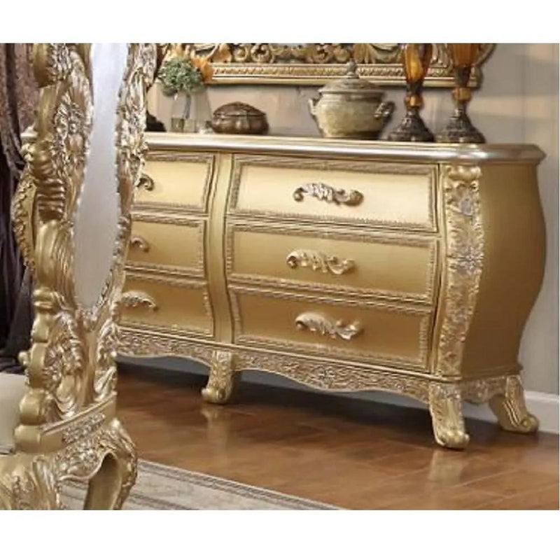 Cabriole - Server - Gold by Unique Piece Furniture