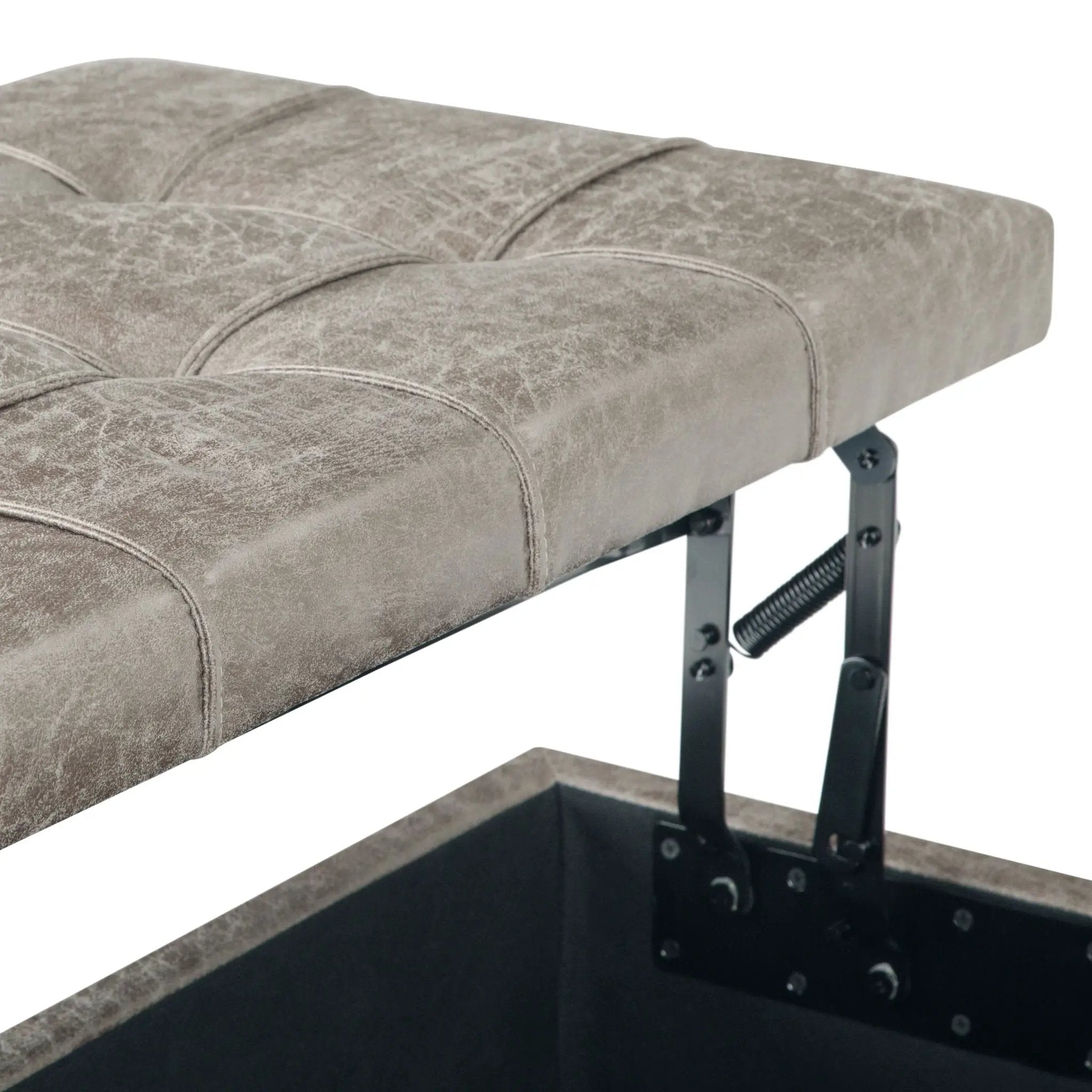 Harrison - Upholstered Coffee Table Storage Ottoman by HouseOfZazla