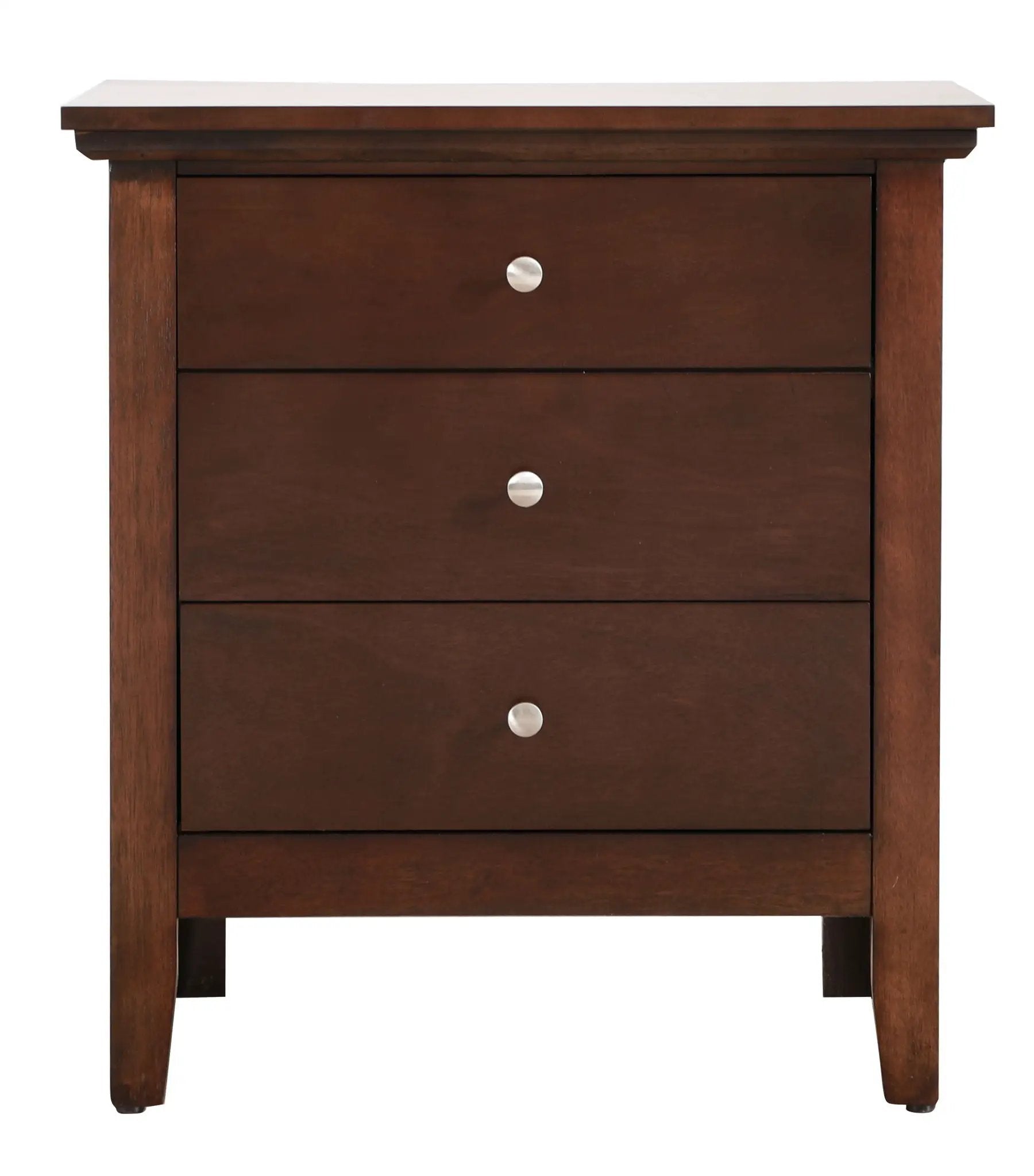 Hammond - 3 Drawer Nightstand - Cappuccino by HouseOfZazla
