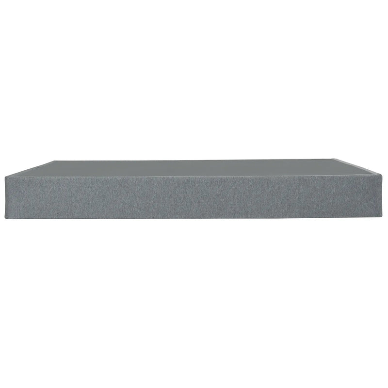 Foldable 9" Twin Size Metal Mattress Box Spring Foundation Bedroom Furniture Bed Base - Gray by Unique Piece Furniture