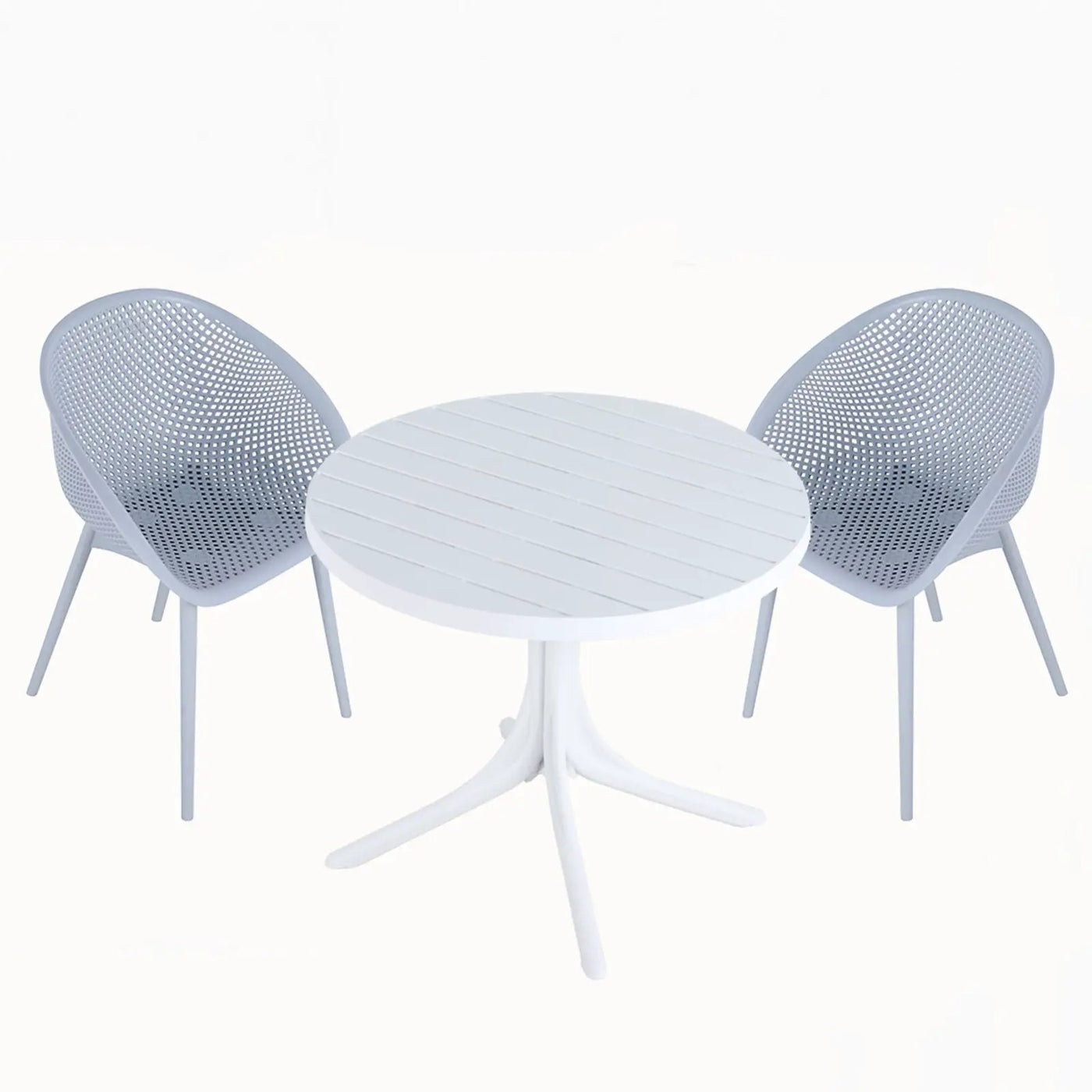 Modern Lounge Chair Set With Round Table by Unique Piece Furniture
