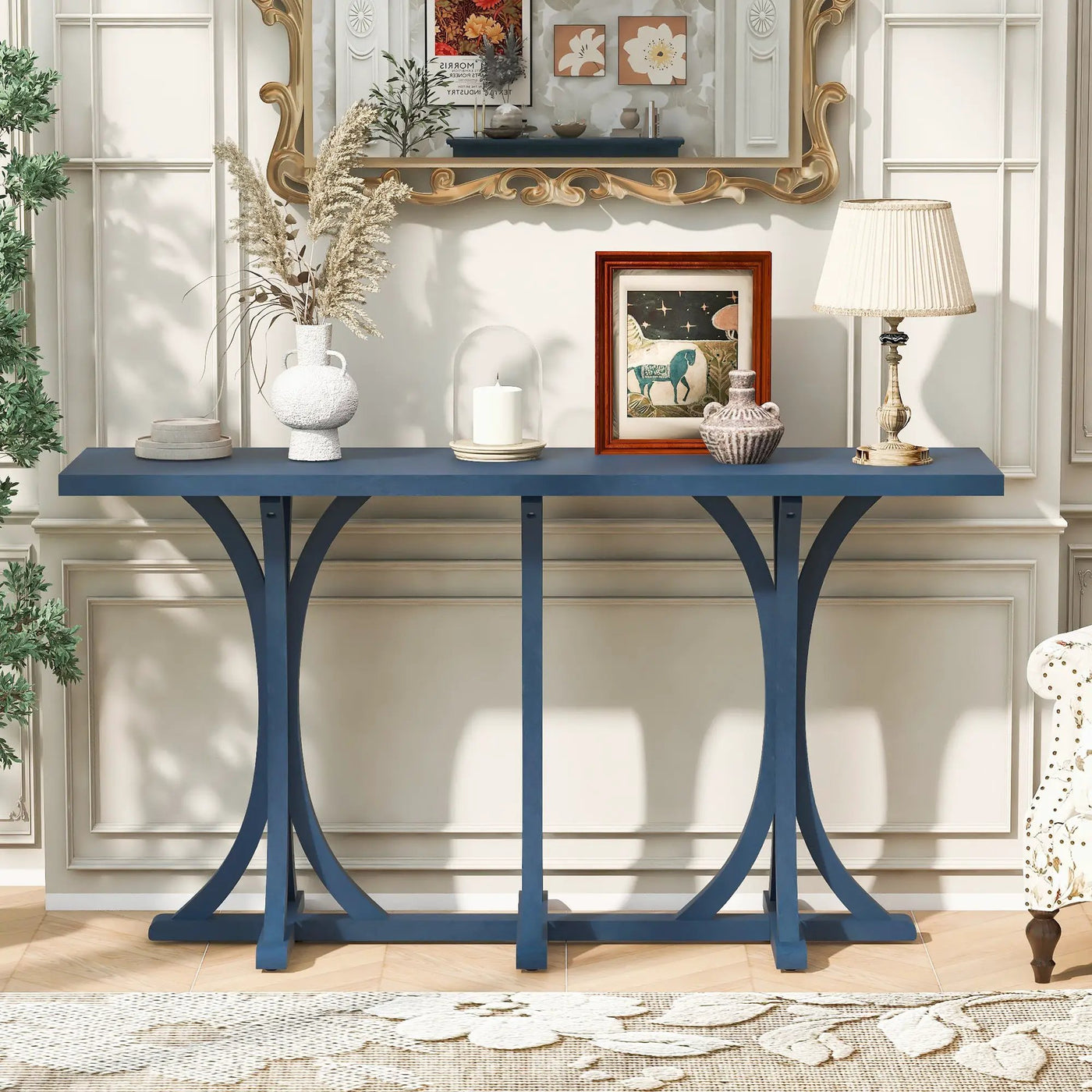 U-Style 59.8'' Wooden Console Table by HouseOfZazla