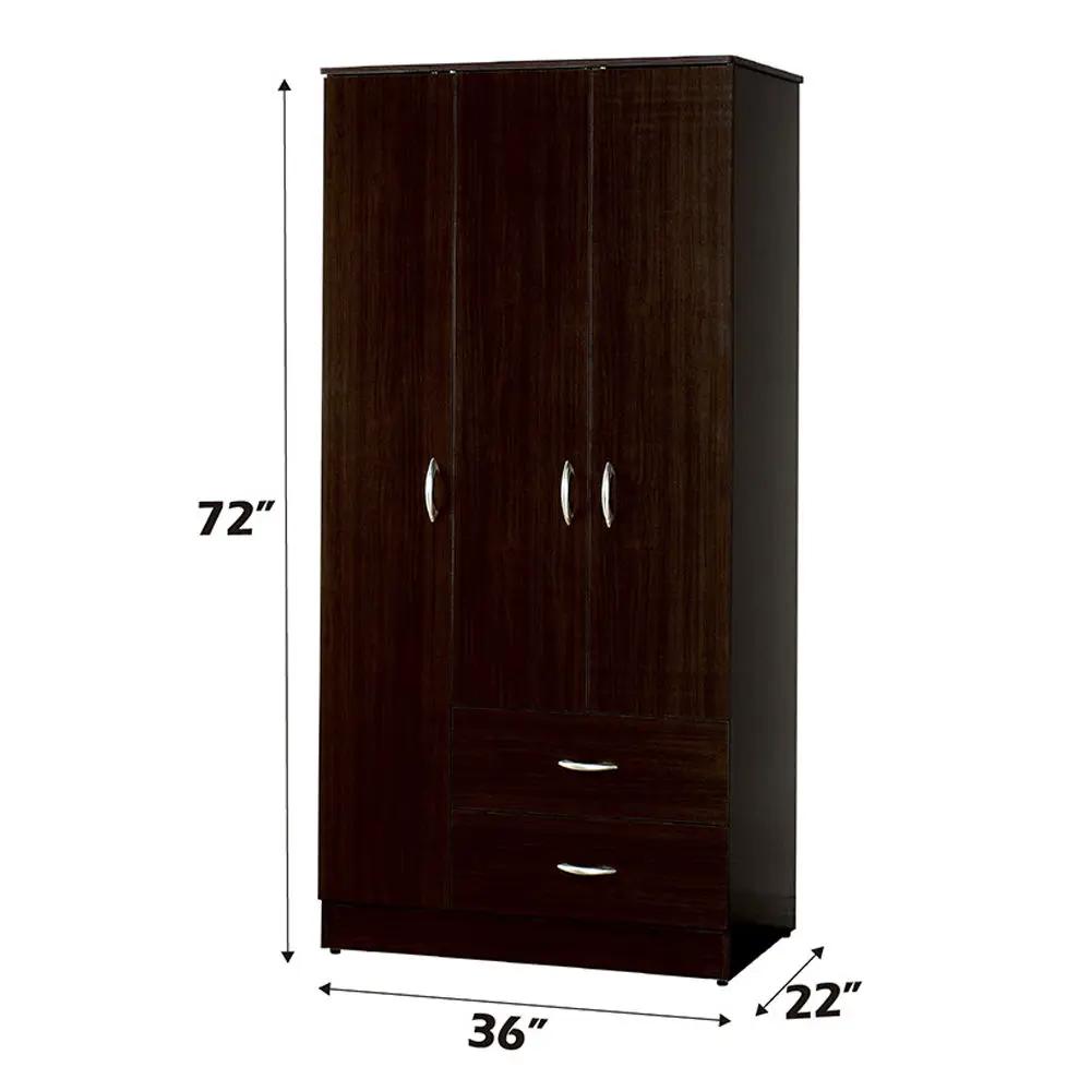 Olean - Wardrobe - Espresso by Unique Piece Furniture