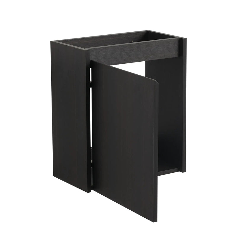 Modern Bathroom Vanity With Ceramic Basin, Wall Mounted Floating Sink Combo, Storage Cabinet by HouseOfZazla