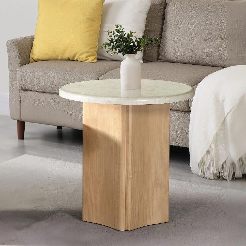 Qwin - Table With Marble Top by Unique Piece Furniture