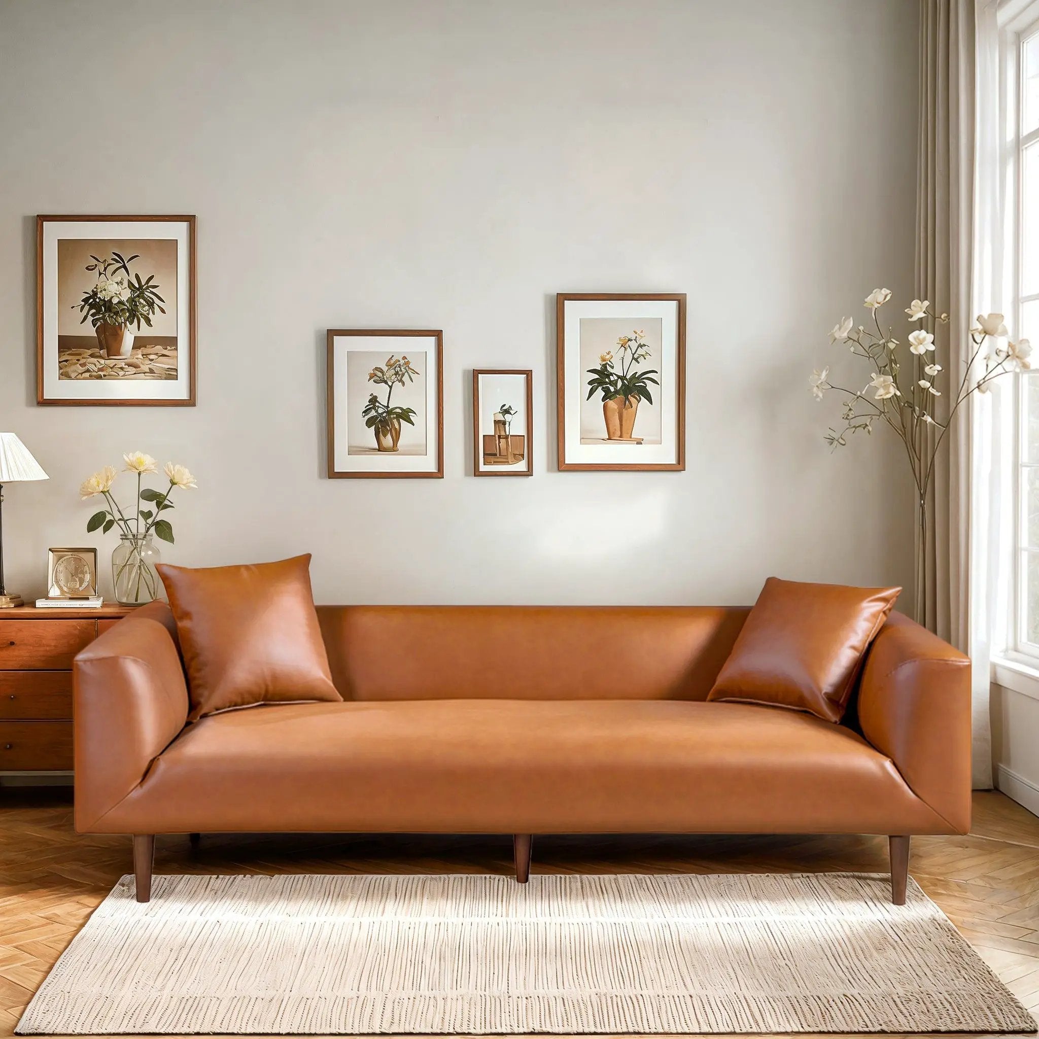 Elwood - Sofa - Cognac by Unique Piece Furniture
