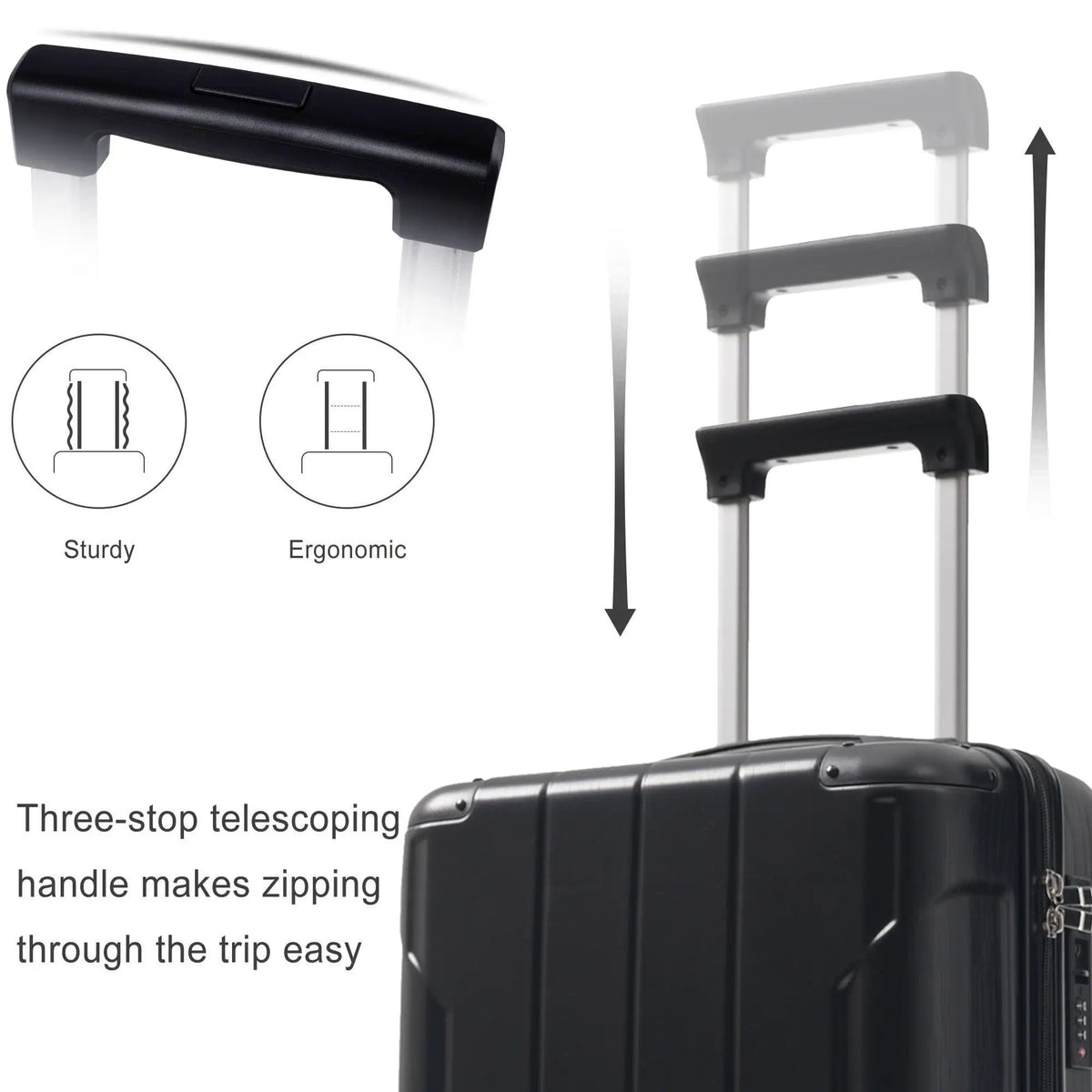 20-Inch Hardshell Carry-On Luggage by HouseOfZazla