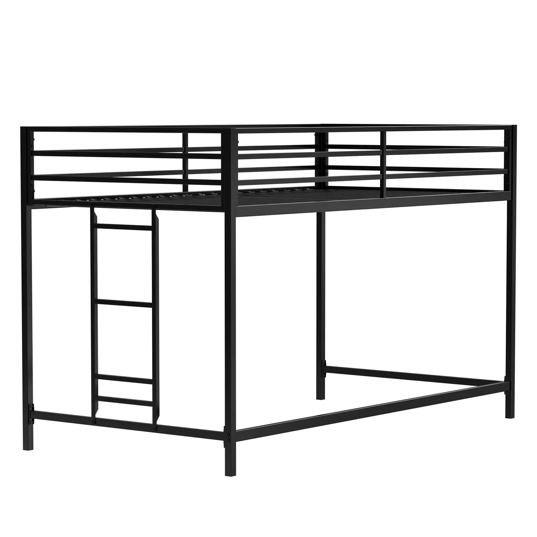 Adam - Twin Loft Bunk - Black by HouseOfZazla