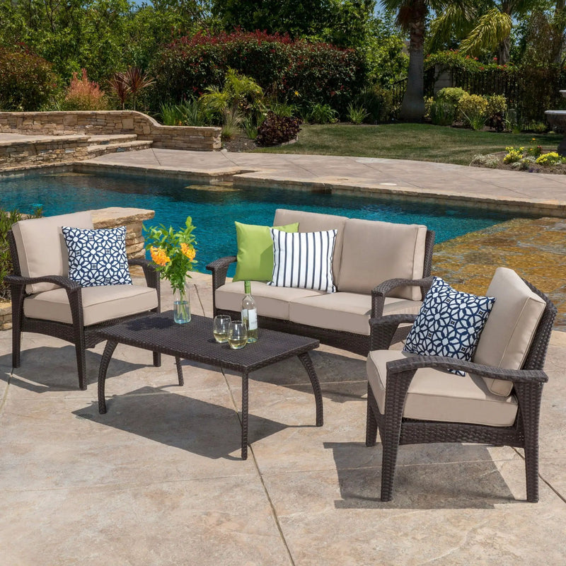 Honolulu - Wicker Set Outdoor Seating by HouseOfZazla