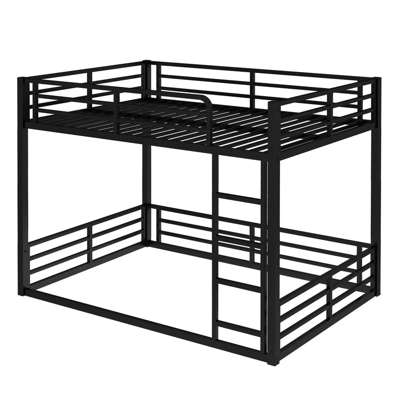 Metal Bunk Bed, Full XL Over Full XL Frame by HouseOfZazla